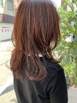 ポーズ(PAUSE) レイヤースタイル×オレンジカラー