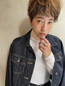 キートス(Kiitos) 【#3Dカラー】デザインカラーが映えるベリーショート