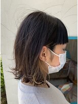 アトリエコパン(atelier copan)&nbsp;ナチュラル外ハネボブ+インナーカラー