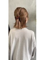 ティティ(TiTi)&nbsp;ダメージレスくすみカラーミルクティーベージュ[TiTi_栗林れい]