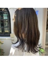 ホーム(HOME)&nbsp;セミロング　オリーブグレージュ