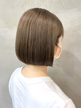 ペスカ 豊崎沖縄(pesca) pesca豊崎店/小顔/オリーブカラー/セミウェットウェーブ