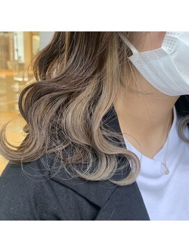 アッシュ 高津店(Ash) 【インナーカラー】くすみベージュ