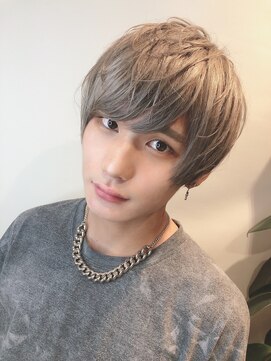 ロンド フィーユ(Lond fille) メンズ束感ハイトーンマッシュ