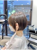 髪質改善カラー×ショートボブ【Ash大泉学園 横山】