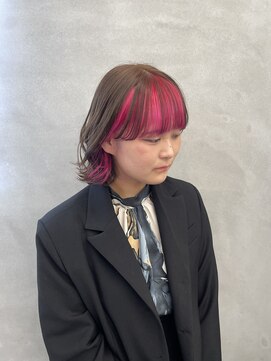 ファイブバイジエクト 堀江(FIVE by The Ect) フェイスフレーミング 顔まわりインナー インナーカラー