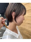 ショートボブ/グレーベージュ