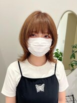 ジーナエス 札幌(Zina S)&nbsp;髪質改善＊レイヤーオレンジベージュ＊美髪【Zina S 札幌】