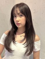 ルーム(Loom.)&nbsp;韓国スタイルレイヤーカット顔周りレイヤーシースルーバング