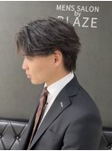 【ビジネスマンにも◎】波巻きリバースセンターパート