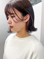 カノエ 山口小郡店(canoe) インナーカラーラベンダーレッド