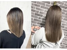 アミノ酸縮毛矯正／強いクセ毛やボリュームが出すぎるなどの方に