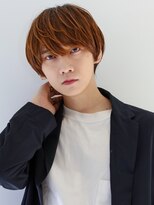 モテ髪メンズ束感マッシュヘア/大人爽やかブラウン