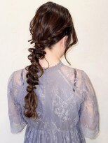編みおろしヘア☆ヘアメ☆【CERCA新宿】