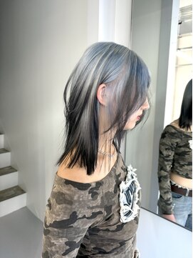 サイ(sai) 前髪/アンブレラカラー/こなれミディ/イメチェン/ウェーブパーマ