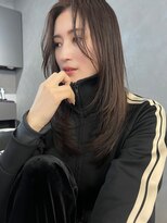 ジュエム(jouerm)&nbsp;透明感グレージュカラー×垢抜けミディアムレイヤーカット