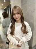 【RIENS】ミルクティーベージュ×馬越麗奈『韓国』