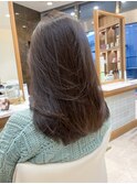 7トーン　オリーブベージュ　レイヤーカット