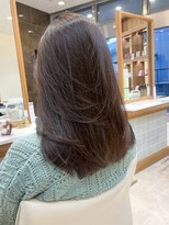 シュヴー 浦安店(CHEVEUX)&nbsp;7トーン　オリーブベージュ　レイヤーカット