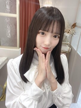 ランド 原宿表参道(LAND) 前髪カットが可愛い☆髪質改善☆透明感ブラウンカラー