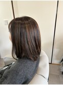 伸ばしていくセミロング