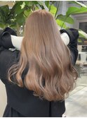 渋谷ミルクティーベージュハイトーンカラーヘーゼルベージュ30代