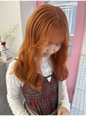 orange hair