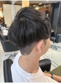 パーマ風マッシュ