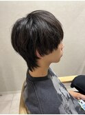 メンズカットマッシュウルフカルマパーマ