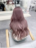 黒髪クラゲヘアーオリーブグレー小顔カットココアベージュ
