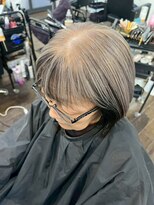 ウル(Ulu)&nbsp;白髪ぼかし ブリーチ有りダブルカラー