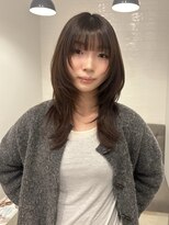 ラヴィズム 長岡店(LUVISM) 韓国/顔周りレイヤー/ダブルカラー/ベージュ/前髪新潟長岡宮関