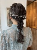 結婚式＊ヘアセット・あみおろし【Zina福岡天神】