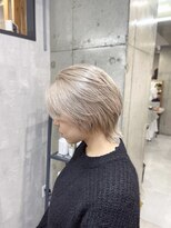 ビューティーガレージ カワゴエ(Beauty Garage Kawagoe) 【森田限定】ショートウルフ×ホワイトアッシュ