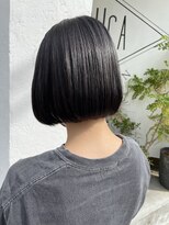 ハープット 府中けやき並木店(HearPut)&nbsp;ボブ/パッツンボブ/切りっぱなし/ミニボブ/暗めカラー/大人ボブ