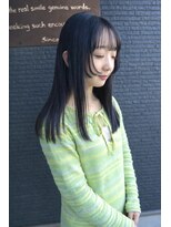 ヘアアンドビューティー クローバー(Hair&Beauty Clover)&nbsp;透明感ブルーブラック×個性派ニュアンスカット