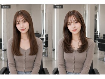 ラヴィズム 栄店(LUVISM)の写真/艶と質感で魅せる。上品ロング・ディアムヘアの似合わせ提案　栄/矢場町/ボブ/顔周りレイヤー/学割