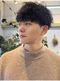 MEN’S HAIR　頭皮改善ケア　顔周りカット５０代【赤坂大濠】