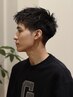 【朝のセットを楽に】メンズカット+ショートパーマ 初回 