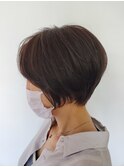 マッシュショート 大人かわいい 行徳 フェザーバング