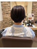 グレースバイハピネス(grace by happiness)&nbsp;オーガニックカラー×大人ショートボブ9.4ナチュラルショート