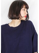 ヘアサロンガリカアオヤマ(hair salon Gallica aoyama)&nbsp;『グレージュ  ×  毛束感 』外国人風BOBスタイル☆タンバルモリ