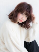 ルティア 池袋(Lutia) ココアブラウン 厚めバング