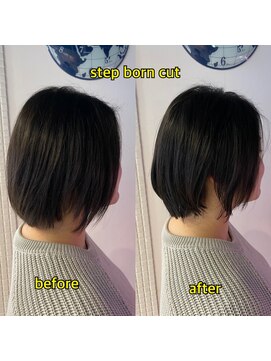 スタジオ アルファプラス 日暮里店(studio α+) 小顔補正立体カット・ステップボーンカット