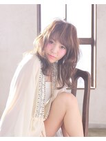 ヘアーズベリー 松原店(hairs BERRY)&nbsp;BERRY/耳かけ＿毛先パーマ＿イメチェン＿フォギーベージュ＿夏