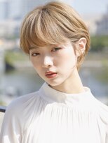 エムスラッシュ みなとみらい馬車道店(M SLASH)&nbsp;M.SLASH馬車道/小顔/外国人風/ブロンド/耳かけ/ショートウルフz1