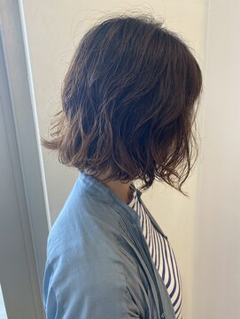 モリオ フロム ロンドン イオンモール 熊本店(morio FROM LONDON) 【morio熊本】ボブ×ナチュラルパーマ.k