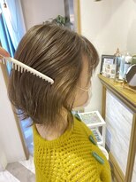 ロンドアベニール 北千住(Lond avenir)&nbsp;インナーカラー　ミルクティーベージュ　西田大樹