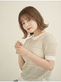 ボブ/カーキグレージュ/マッシュショート/大人かわいい[新宿駅]