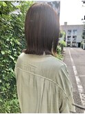 肩ラインのパツっとボブ/切りっぱなしボブ【綾瀬/北千住/亀有】